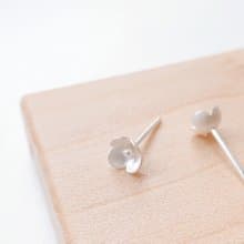 / 花見 / 小花925純銀耳環 耳夾