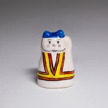 街頭開運招財貓-做工的人(藍帽)