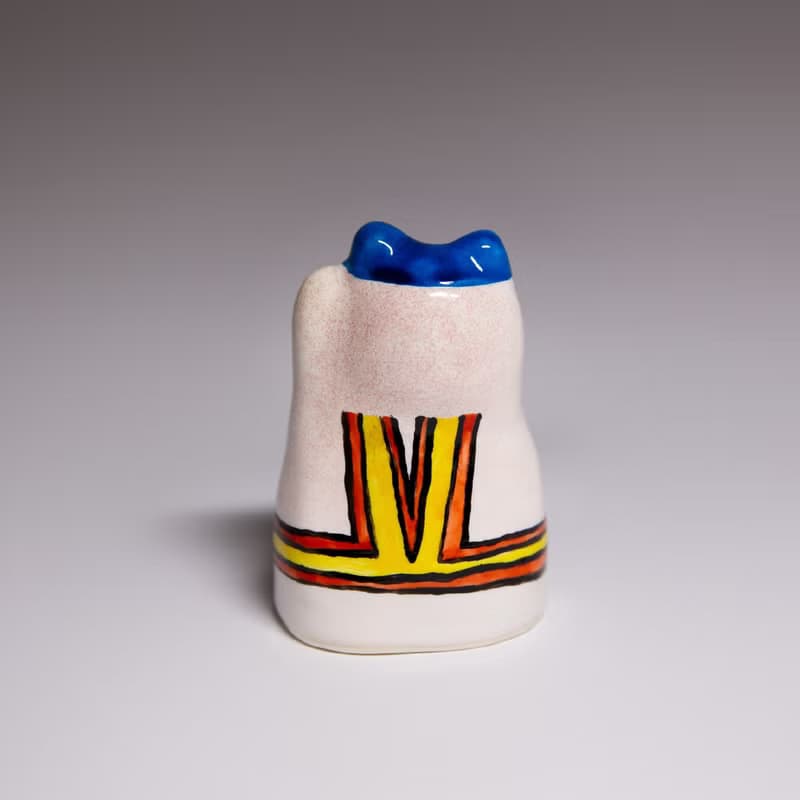 街頭開運招財貓-做工的人(藍帽)