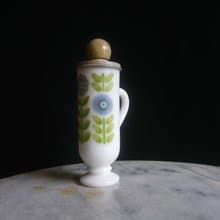 【老時光 OLD-TIME】早期美國雅芳牛奶玻璃香水瓶