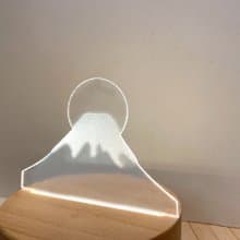 【蒔設計-獨家限定】富士山金光閃閃 暖光質感夜燈(帶線版)