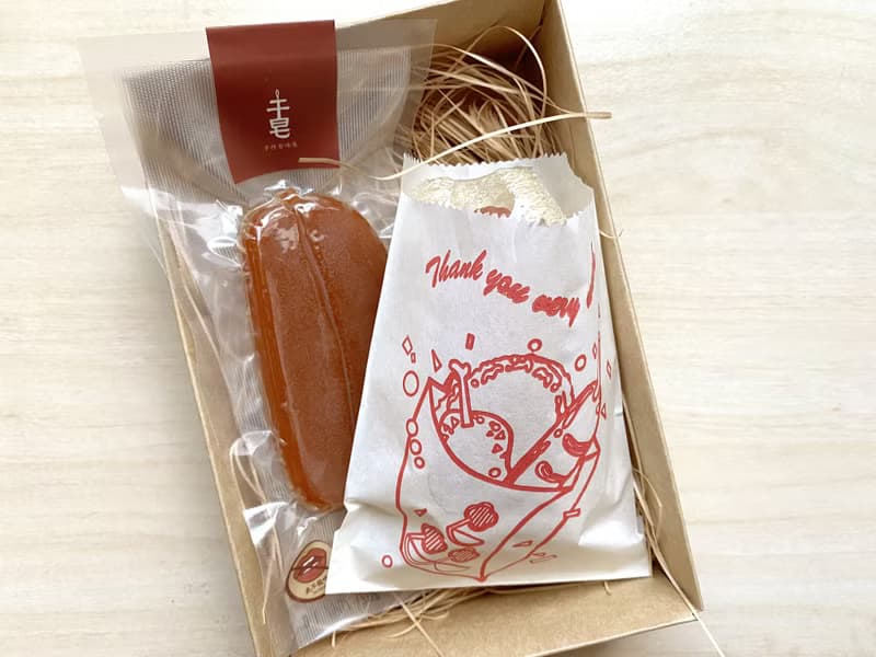 【經典紅】大腸包小腸+烏魚子手工皂禮盒、年節送禮、交換禮物