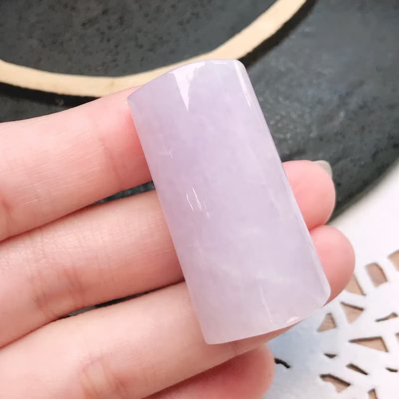 紫羅蘭翡翠印章| 天然緬甸玉A貨翡翠 | 送禮