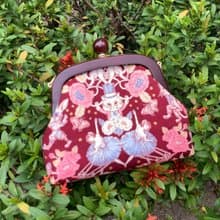 馬戲貓咪木製口金包 斜背包 Girlskioku~*