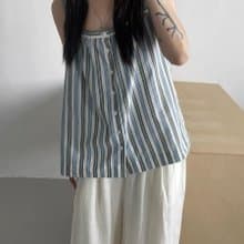 3rd 三天堂抓住夏日小尾巴超美麗條紋小背心