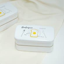 boulangerie Rectangular Lunch Box 500ml Japan Meal Gift Kids Cute School Girl