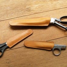 手工真皮剪刀套 (禮物包裝) 文具迷