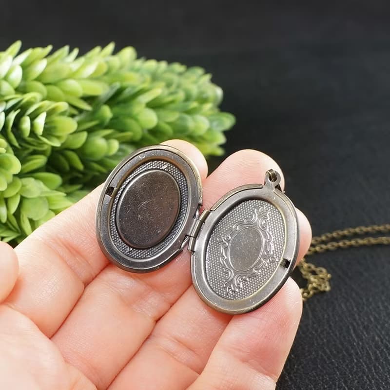 Steampunk Locket Necklace Watch Parts Mechanism Gears Pendant Necklace Jewelry