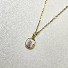 Nebulous Starfield 椒鹽鑽墜子項鍊