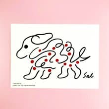 防水貼紙 機車貼紙 行李箱貼紙 平板貼紙 狗 安全帽貼紙 悠遊卡