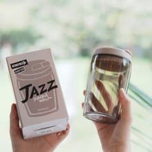 聖誕禮物 Coffee Jazz 350ml 雙層咖啡隨行杯 吸管杯環保杯保溫