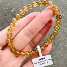 天然錢錢色金絲雀黃碧璽6.2-6.5mm13.4g磁場招財聚財促進事業發展