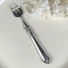 50564-絕美法國古董950純銀叉