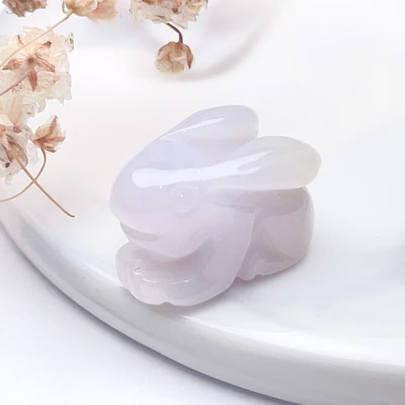 【錢兔似錦】冰糯種翡翠兔子吊飾 | 天然緬甸玉翡翠A貨 | 送禮
