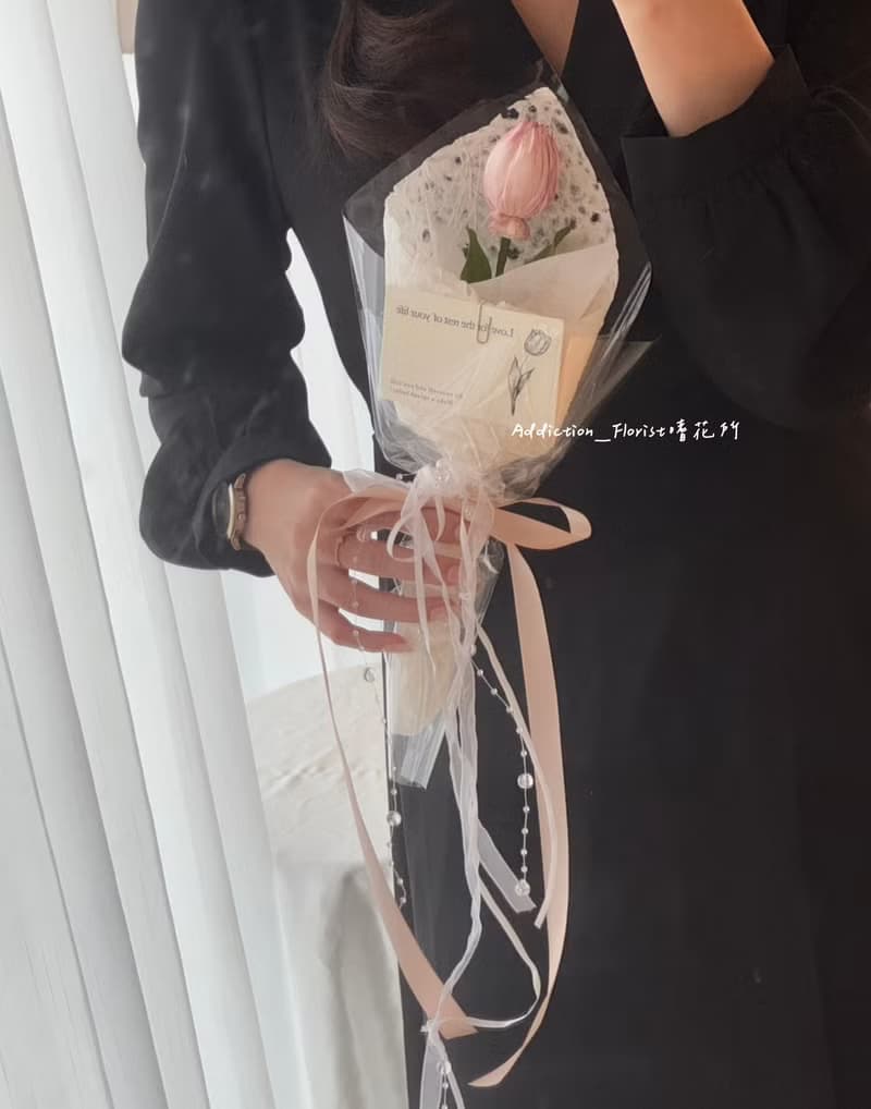 嗜花所 鬱金香乾燥花束 情人節花束 乾燥花束 擴香花束