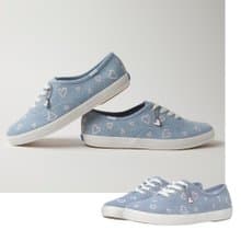 KEDS CHAMPION DENIM HEART EMBROIDERY 經典丹寧休閒鞋 WF68341