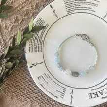 清新招財雙貔貅編織手鍊