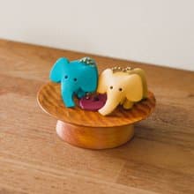 好對象 皮革動物吊飾 W6-041