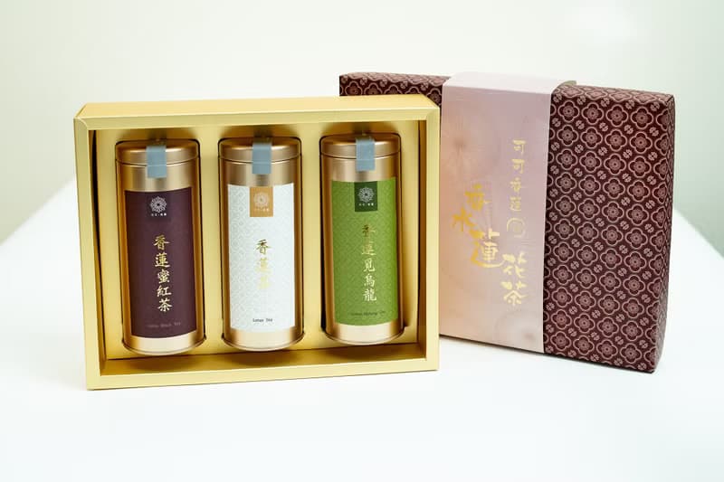 獨家精選I香水蓮花茶包禮盒(三種口味系列罐裝)