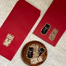 招財貓///歡喜自由貼 紅包袋