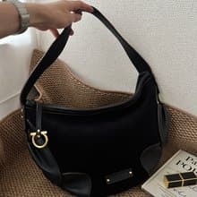 中古包 Salvatore Ferragamo 菲拉格慕 馬蹄扣 Hobo 包