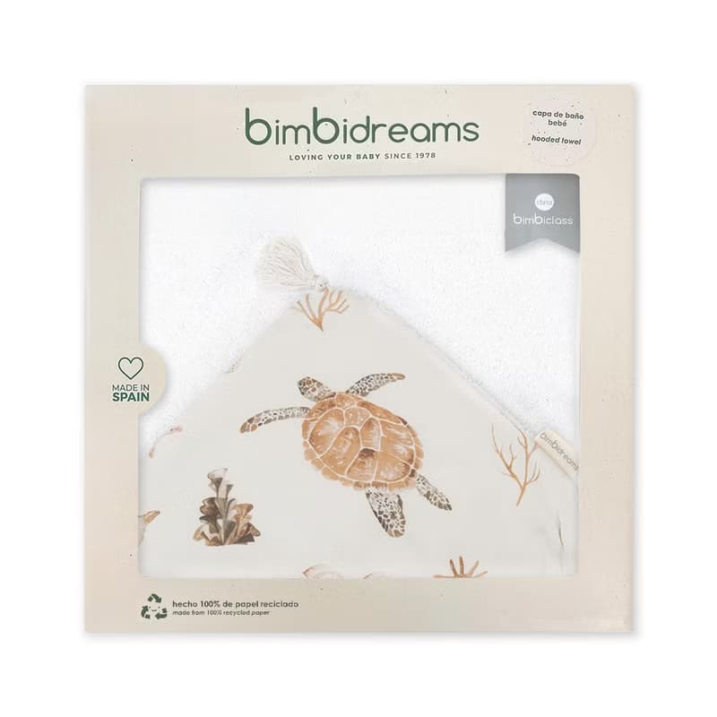 【Bimbidreams】竹纖維流蘇連帽浴巾禮盒 100x100cm /新生兒禮盒