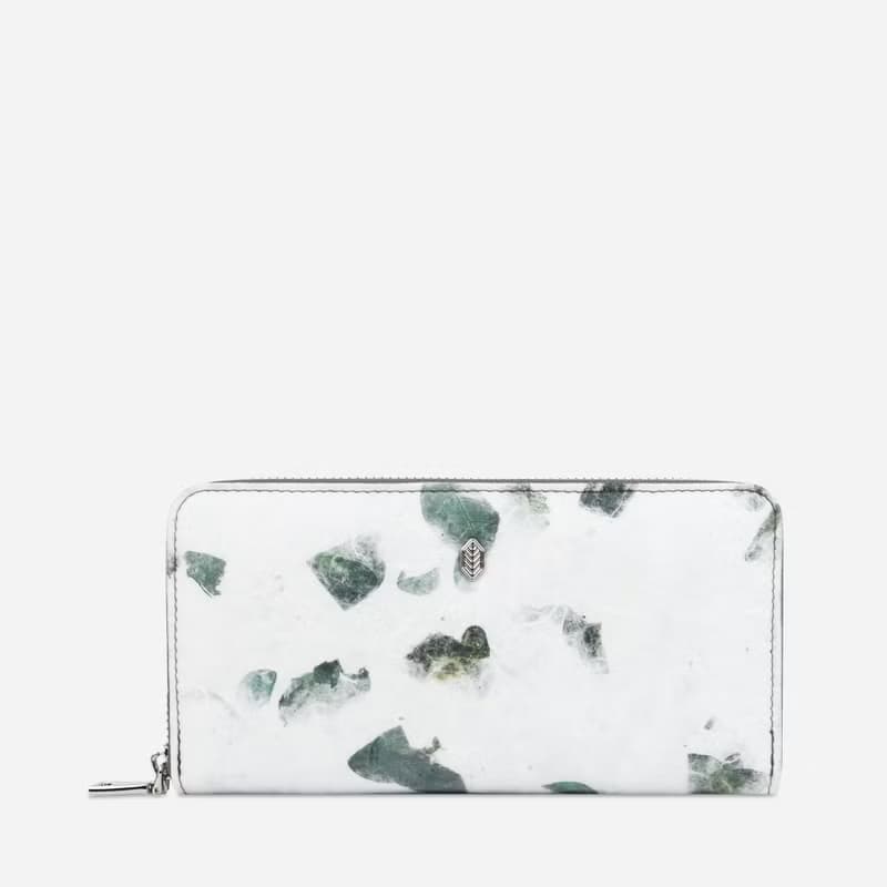 Vegan Zip Around Wallet - Camouflage