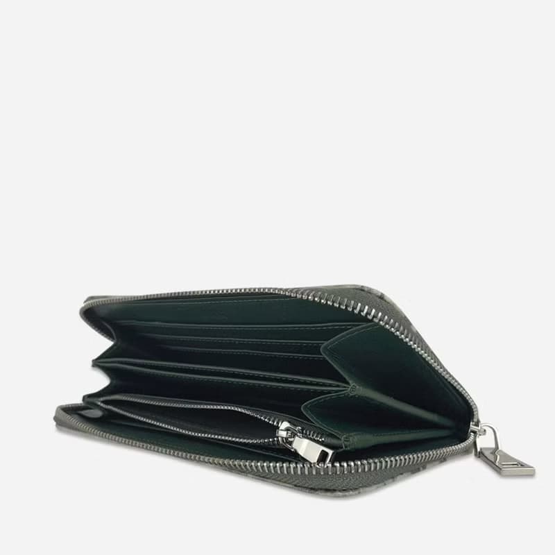 Vegan Zip Around Wallet - Camouflage