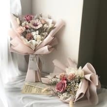 情人節玫瑰花束 莫蘭迪乾燥玫瑰色擴香花束 生日 週年禮物