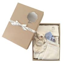 有機棉四季紗布安撫睡娃嬰兒禮盒-原米NB