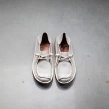 成為正式的懶人 植鞣革 牛皮鞋 後踩鞋_拿鐵米白 女鞋 大尺碼