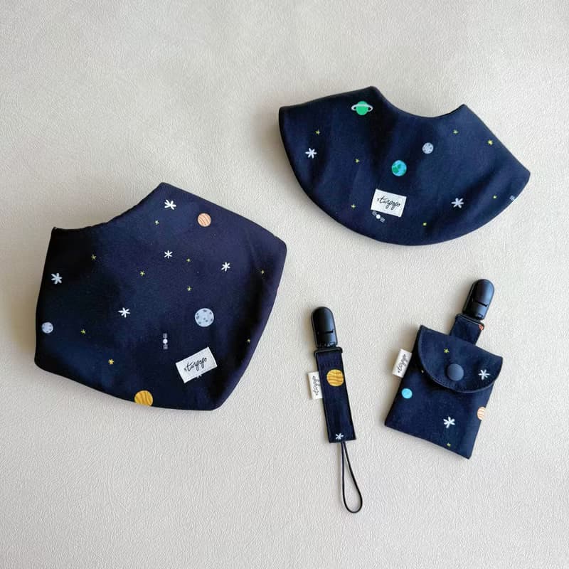 Tanpopo 手作寶寶小物 | 宇宙漫遊系列奶嘴鏈