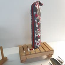點點防水餐具袋_2人份 野餐 外出環保小物 情人節禮物