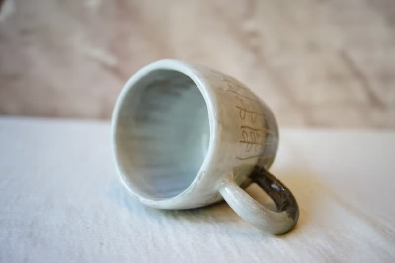 手捏陶杯 苗青 馬克杯 200ml 咖啡杯 陶杯 茶杯