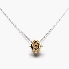 K18GPまめひよこのネックレスSV925【Pio by Parakee】little chick necklac