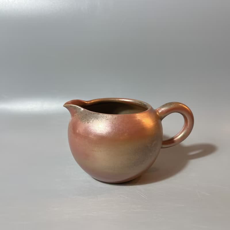 柴燒古銅金彩重落灰茶海 / 公道杯 / 小平凡手作
