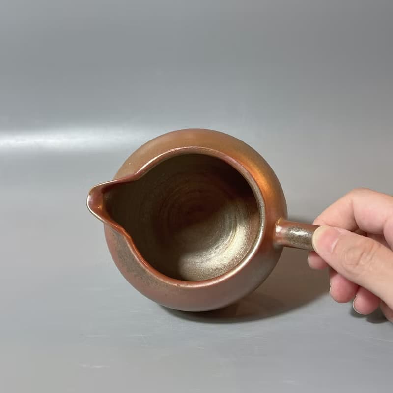 柴燒古銅金彩重落灰茶海 / 公道杯 / 小平凡手作