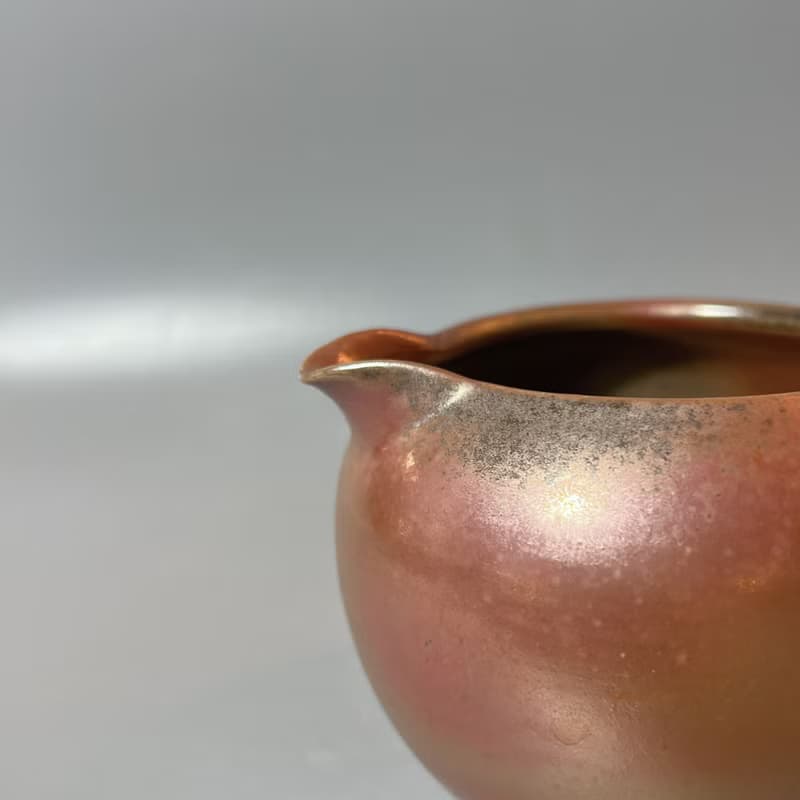 柴燒古銅金彩重落灰茶海 / 公道杯 / 小平凡手作
