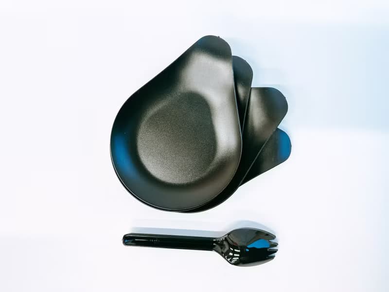 Bonbons 點心盤與叉匙組/4入