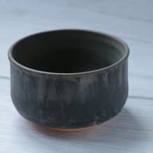 小茶碗  墨流