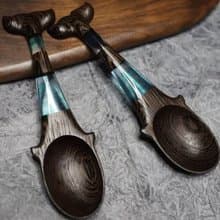 鯨、手工樹脂木製湯匙、獨特廚房餐具、環保木質湯匙、美食禮物