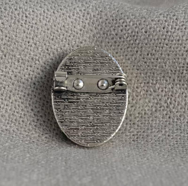 綠枝刺繡胸針十字繡植物飾品手工製作的大自然禮物送給女性