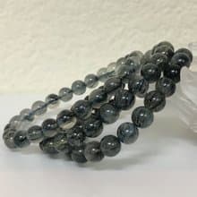 快速出貨天然藍髮晶手鍊8mm