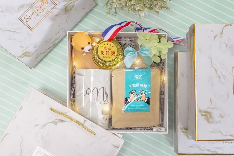 父親節禮物 實用伴手禮盒 大理石盒G款(附贈提袋)