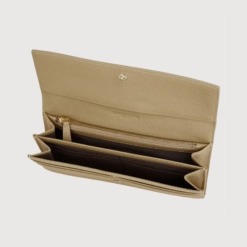 【免費升級送禮包裝】維那斯-C12卡兩折長夾-淺棕色/BF868-621-CR