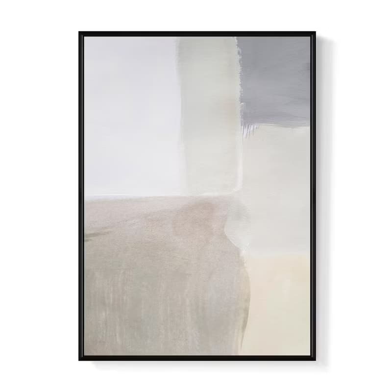 迷濛IV - 土灰色抽象掛畫/簡約風佈置/居家佈置/臥室掛畫/裝飾畫
