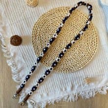 【現貨】雙色花 六瓣花花手機掛繩 電話繩 Macrame