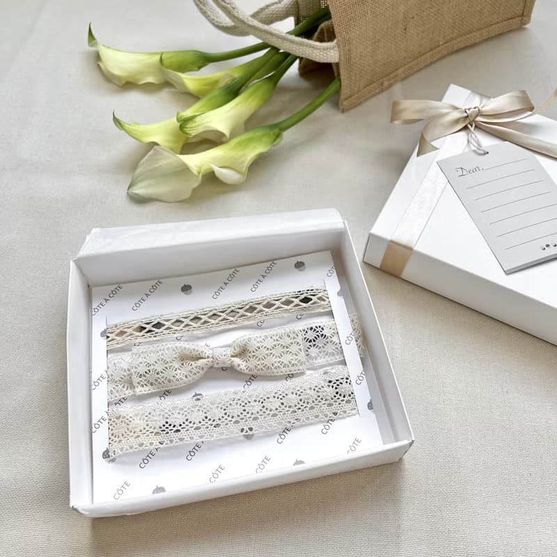 【髮帶3件組】優雅公主 復古蕾絲 髮帶 彌月禮盒 共三款