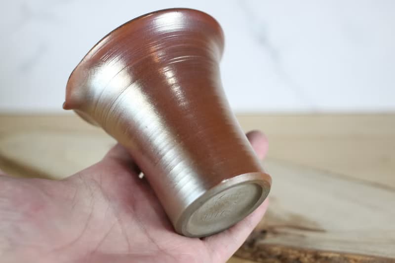 【送禮好物】160ml 金銀彩 柴燒茶海 公道杯 名家葉敏祥手作