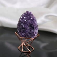 #508一圖一物/烏拉圭紫水晶蛋形擺件 帝皇紫 紫晶恐龍蛋